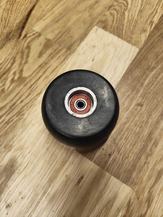 Rollerski wheel replacement